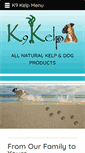 Mobile Screenshot of k9kelp.com