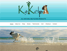 Tablet Screenshot of k9kelp.com